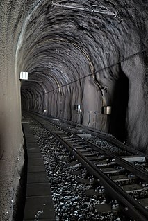 Furka Base Tunnel railway tunnel