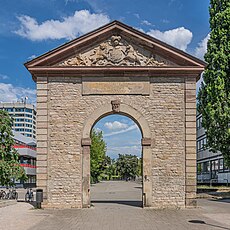 The old entrance to the University of Gottingen Gottingen asv2022-06 img18 Uni Reitstallportal.jpg