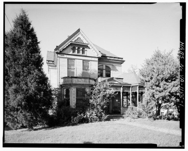 File:GENERAL VIEW OF FRONT - Thomas A. Manning House, 509 Cabell Street, Lynchburg, Lynchburg, VA HABS VA,16-LYNBU,99-1.tif