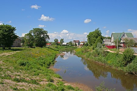 Gzhat River in Gagarin, Smolensk District, Russia