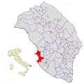 Collocatio finium Municipii in Provincia Lupiensi.