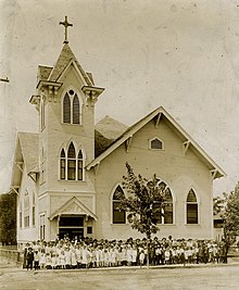 German Congregational Church in Walla Walla, Washington, 1882