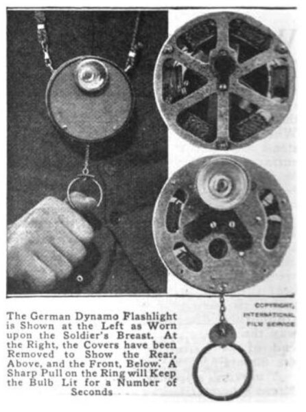 File:German dynamo flashlight from World War 1.jpg