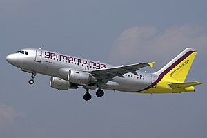 Ein Airbus A319-100 der Germanwings