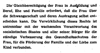 <span class="mw-page-title-main">Law on the interruption of pregnancy in the German Democratic Republic</span> 1972 law to regulate abortion