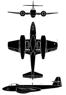 Gloster Meteor F8 3-view silhouette.jpg