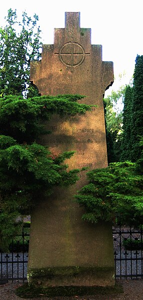 File:Grave of swedish bishop Wilhelm Flensburg.jpg