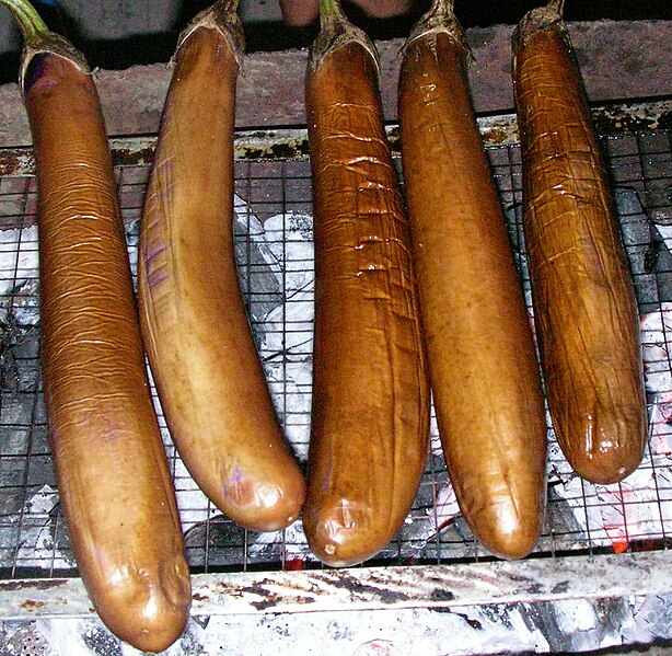 File:Grilled eggplants.jpg