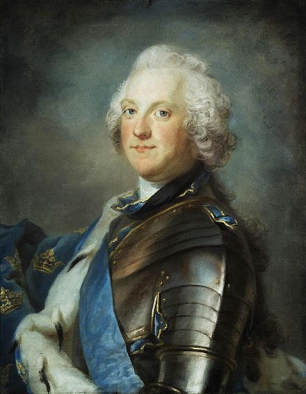 Gustaf Lundberg - Portrait of Adolf Frederick, King of Sweden - WGA13779