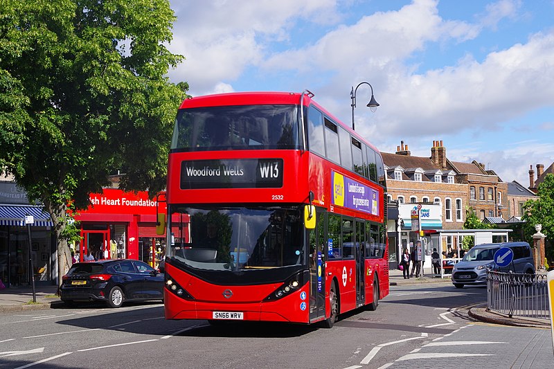 File:HCT Group 2532 at Wanstead, Woodbine Place on route W13.jpg