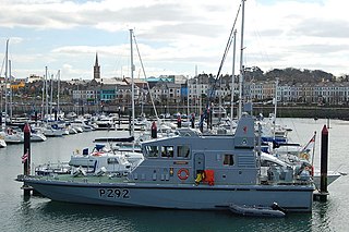 HMS <i>Charger</i> (P292) Archer-class patrol vessel of the Royal Navy