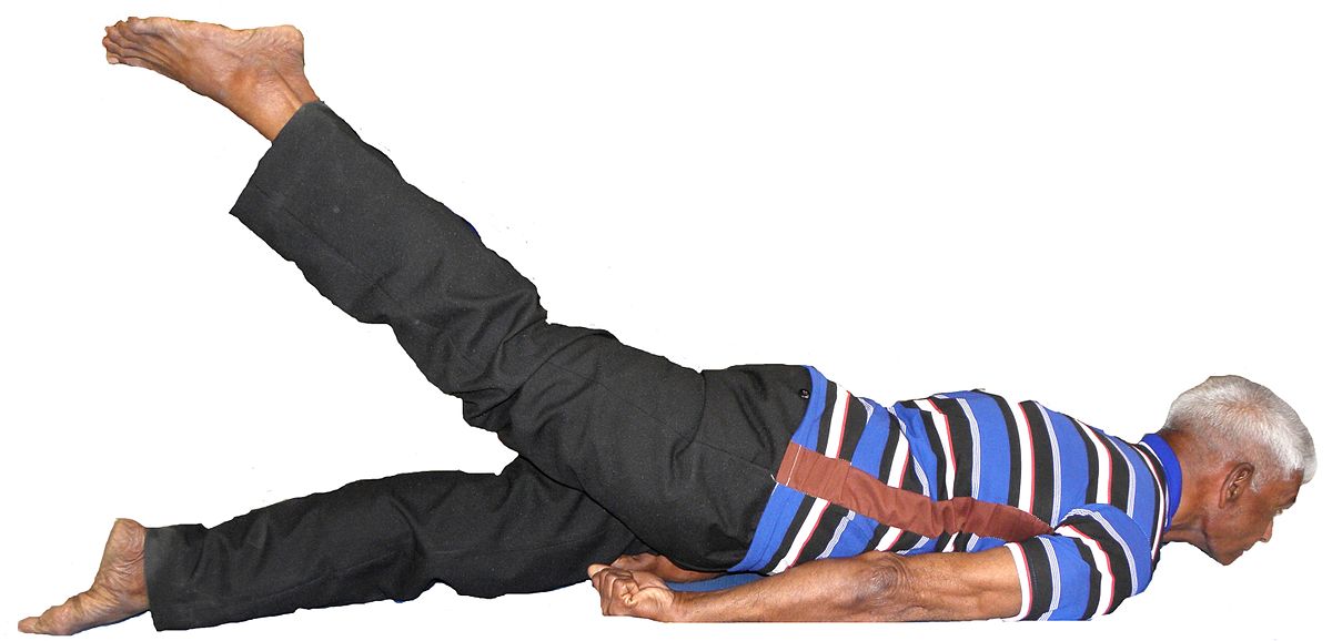 Half Locust Pose (Ardha Shalabhasana) Benefits - GaneshaSpeaks