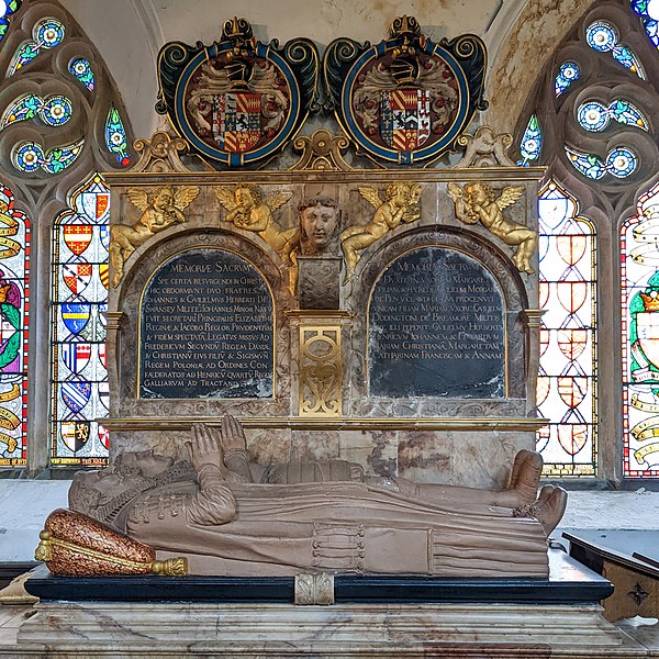 Tomb of John Herbert and his brother William in St John the Baptist Church, Cardiff