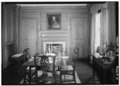 Historic American Buildings Survey, Jack Boucher, Photographer, June, 1971 VIEW OF SOUTHWEST ROOM FROM WEST. - Nichols-Wanton-Hunter House, 54 Washington Street, Newport, Newport HABS RI,3-NEWP,11-26.tif