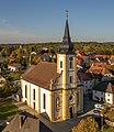 * Nomination Aerial view of the Church of the Assumption of the Virgin Mary in Hollfeld --Ermell 08:17, 17 October 2021 (UTC) * Promotion  Support Good quality. --Poco a poco 08:50, 17 October 2021 (UTC)