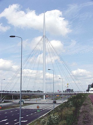 <span class="mw-page-title-main">Hovenring</span> Suspended bicycle rounabout