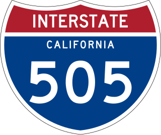 <span class="mw-page-title-main">Interstate 505</span> Interstate Highway in California