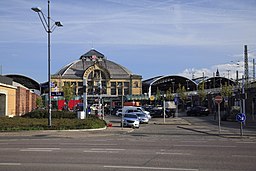 Bahnhofsplatz in Halle (Saale)