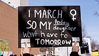 I march today so my daughter won't have to tomorrow -WomensMarch -WomensMarch2018 -SenecaFalls -NY (38908949405).jpg