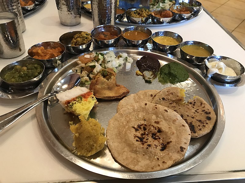 File:Indian vegetarian thali,.jpg