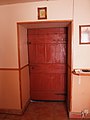 Interior door in an Irish farm house