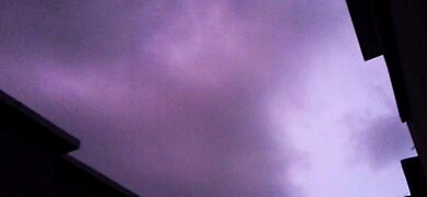 Intra-cloud lightning in Northern Mexico.