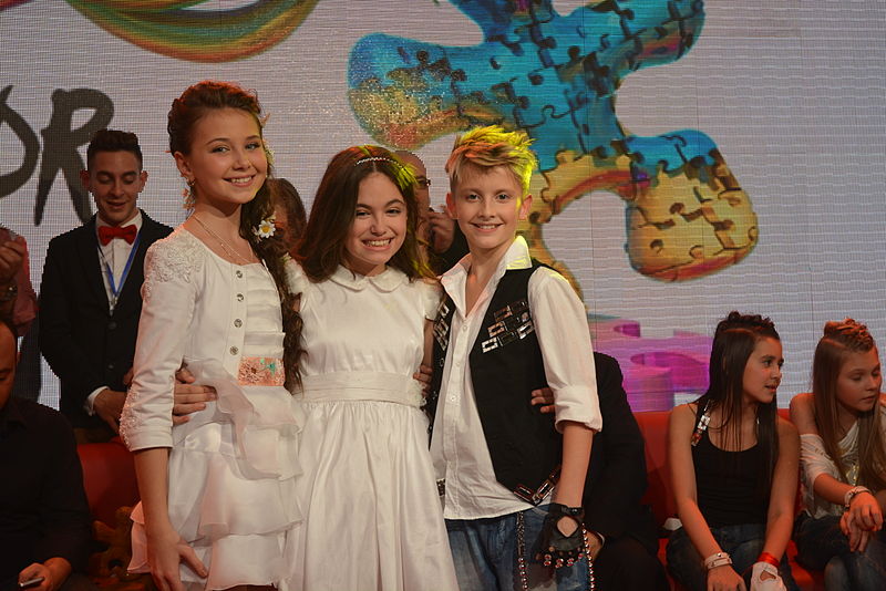 File:JESC 2013 winners - Ukraine, Malta, Belarus.jpg