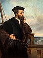 Idealporträt des Jacques Cartier, gemalt von Théophile Hamel