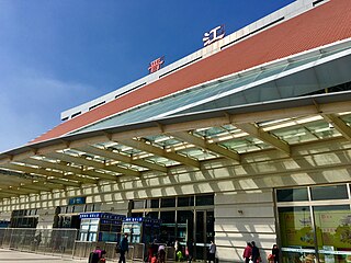 <span class="mw-page-title-main">Jinjiang railway station</span> Railway station in Quanzhou, China