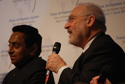 Joseph Stiglitz and Kamal Nath