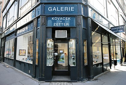 So kommt man zu Gallerie Kovacek & zetter mit den Öffentlichen - Mehr zum Ort Hier