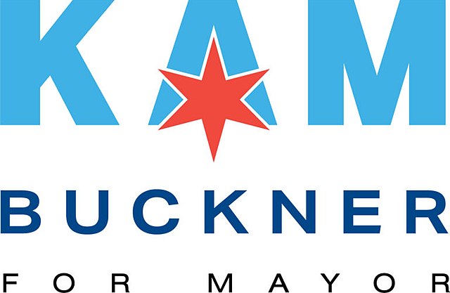 Kam Buckner mayoral campaign logo