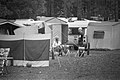 Auf einem Campingplatz in den Niederlanden, im Jahr 1972