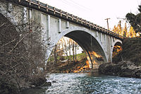 Kanaskat Arch Bridge over Green River