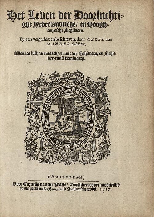 Title page of fourth part on Netherlandish and High-German painters