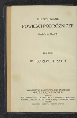 Okładka lub karta tytułowa