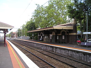 Kensington railway station, Melbourne railway station in Kensington, Melbourne, Victoria, Australia