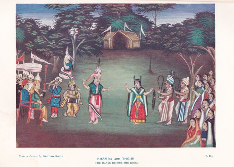 Khamba and Thoibi (The Dance before the King).jpg