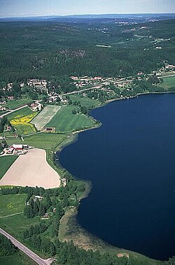 Klingsta och Allsta from above