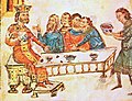 Ханот Крум пие од черепот на византискиот цар Никифор I