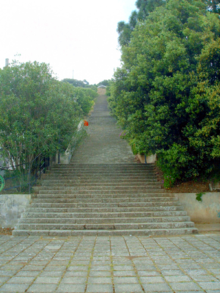 The gradinata (flight of steps) of Gonnosfanadiga.