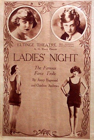 <i>Ladies Night</i> (play) 1920 comedy play