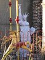 Lady Liberty with flood lines, Central City