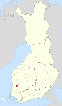 Kaart met de locatie van Lavia