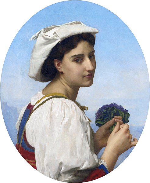 File:Le bouquet de violettes, by William-Adolphe Bouguereau.jpg