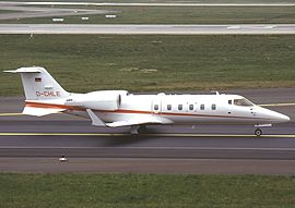 Ehemaliges Learjet 60 der Hapag-Lloyd Executive