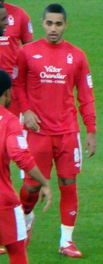 McGugan playing for Nottingham Forest in 2010 Lewis McGugan.jpg