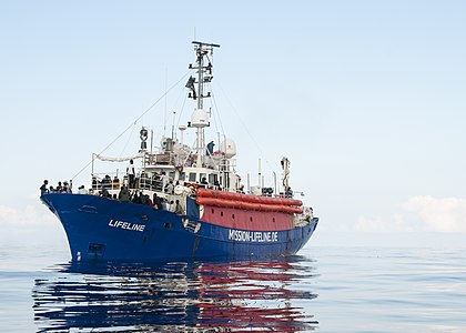 Photo of the ship Lifeline in 2018