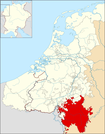 The County of Luxembourg in 1350