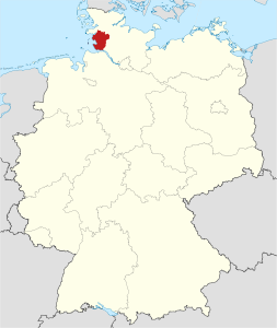 Circondario del Dithmarschen – Localizzazione